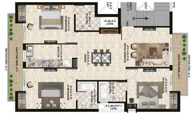 Maxxus Elanza Floor Plan